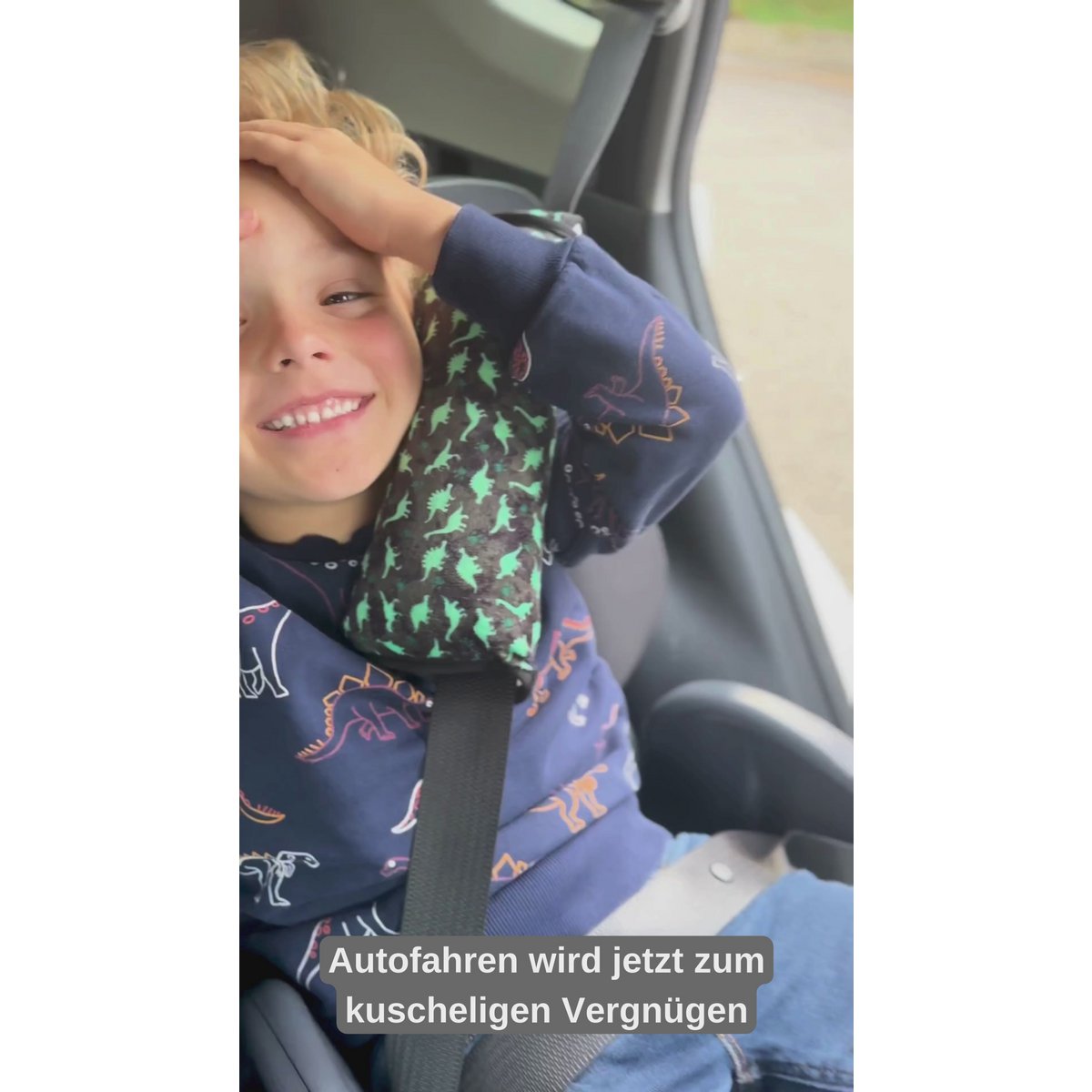 Auto slaapkussen eenhoorn