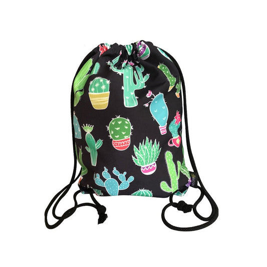 Gym Bag Cactus Black / Beige