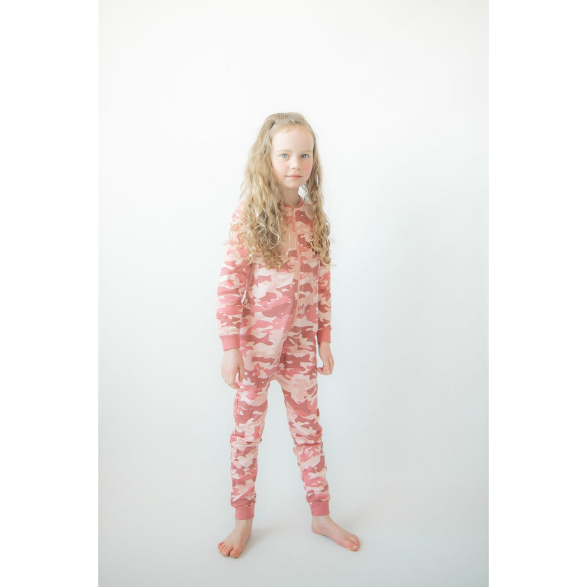 Stoer Camo Pink F&D Onesie Kids | Pink