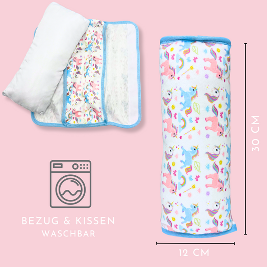 Auto slaapkussen eenhoorn