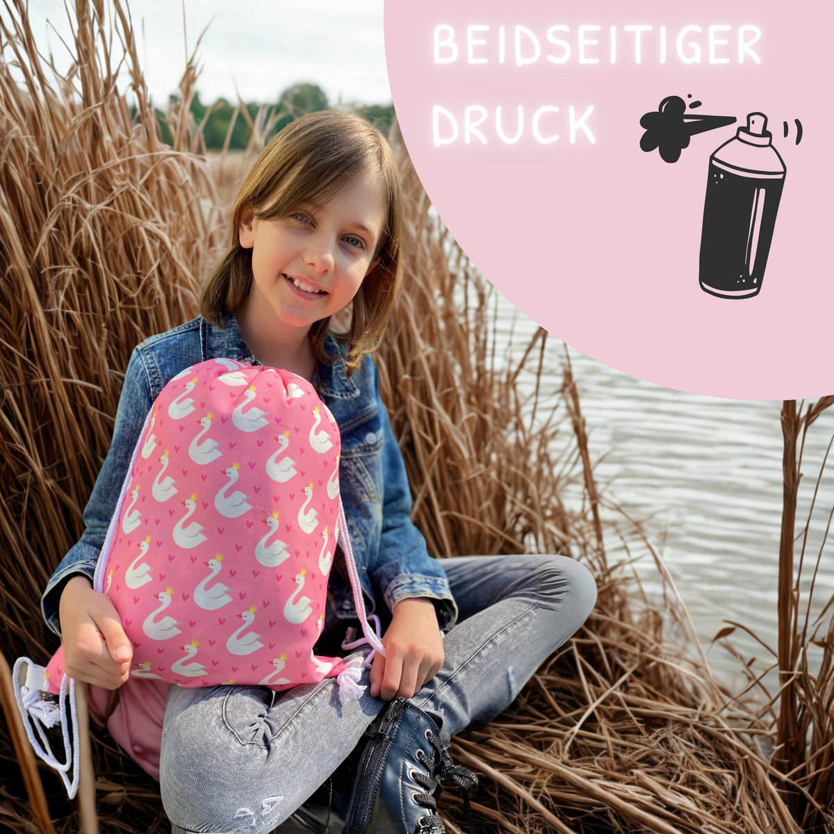 Gym Bag Swan voor kinderen