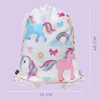 Gym Bag voor kinderen eenhoorn