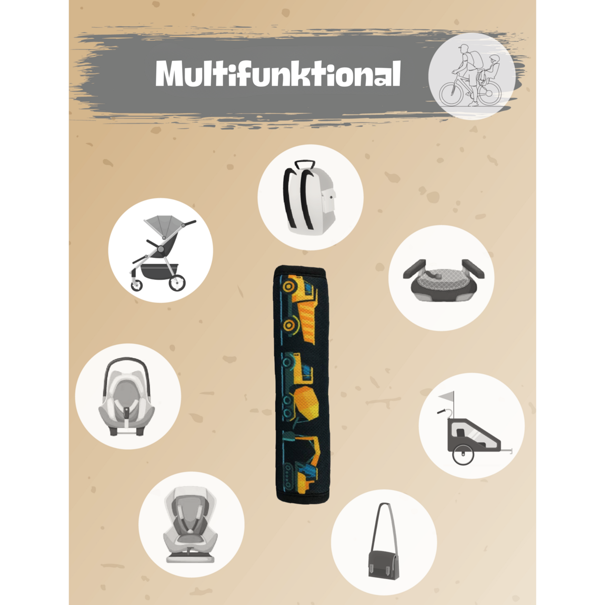 Autogordelbescherming bouwvoertuigen