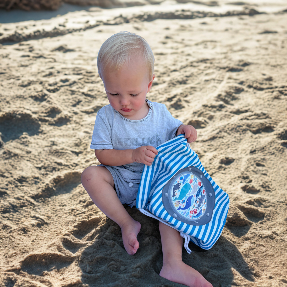 Gymnastiektas voor kinderen met een kijkvenster