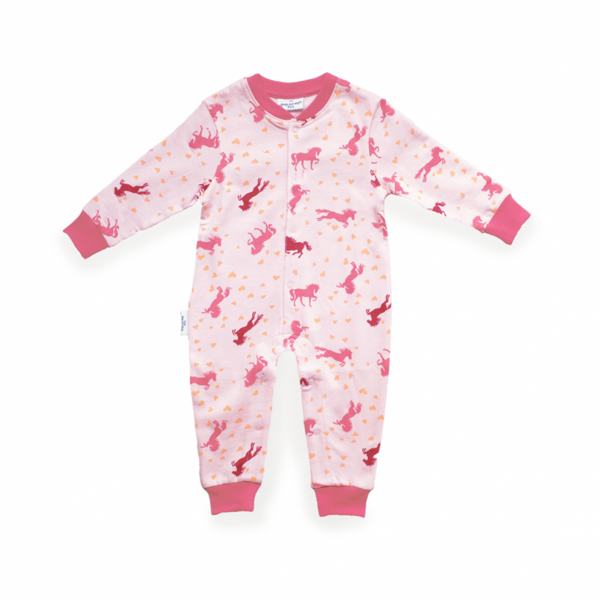 Paardroze F&D Onesie Tiener | Roze