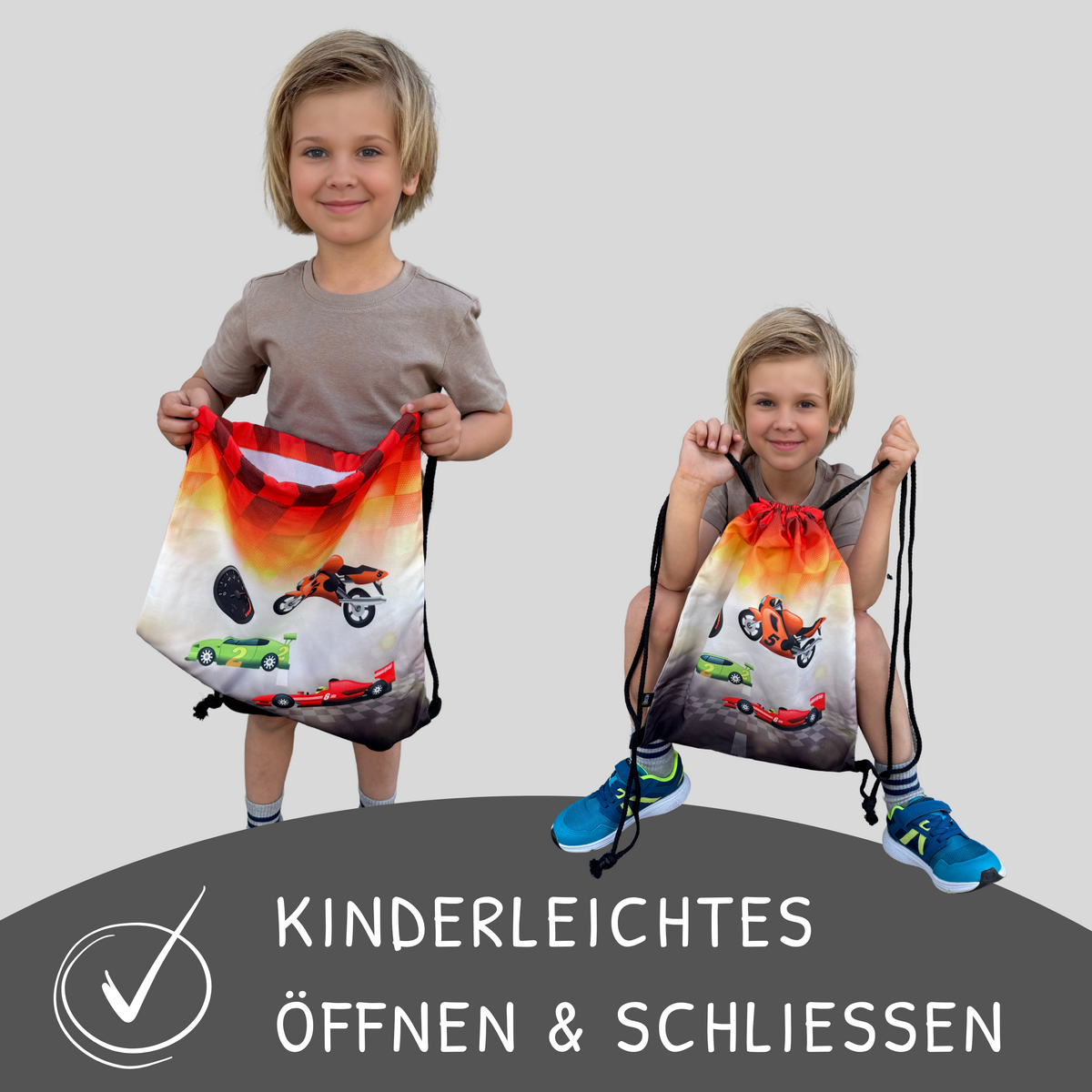 Gym Bag Racing voor kinderen