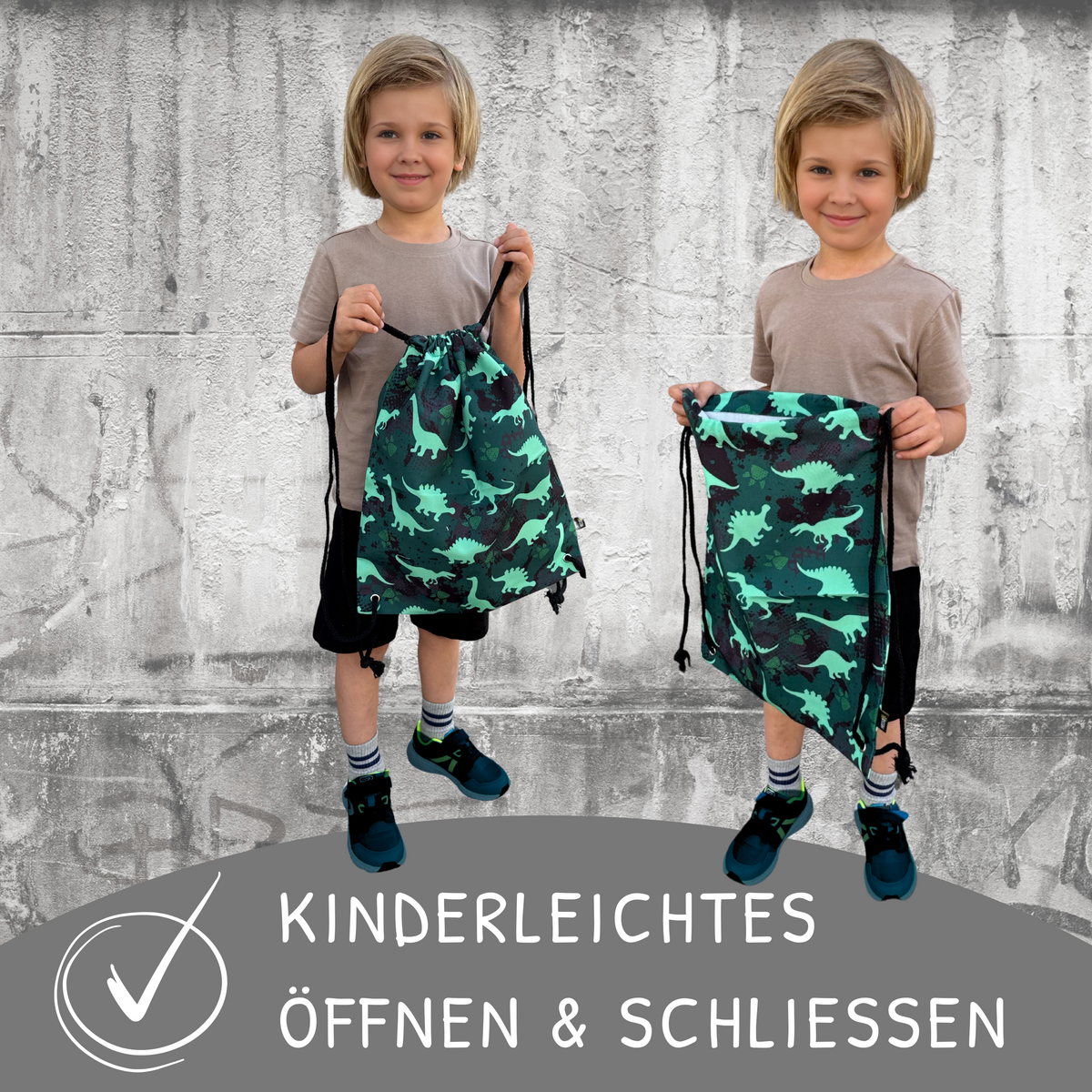 Gymnastics voor kinderen tas dinosaurussen