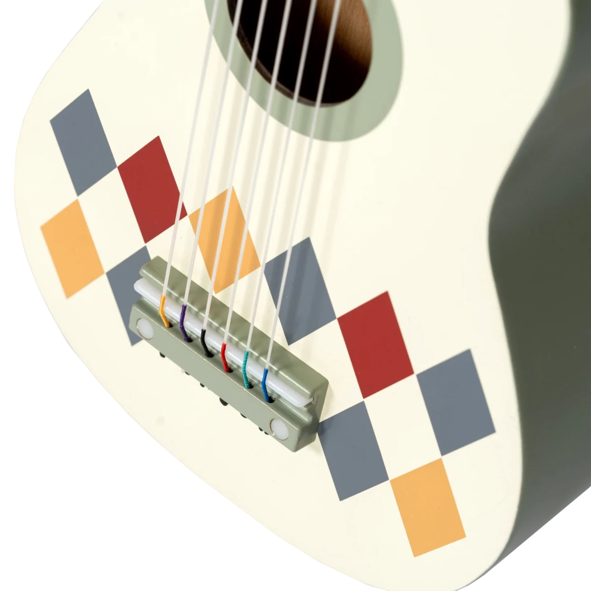 Gitaar met 6 snaren Harlekin