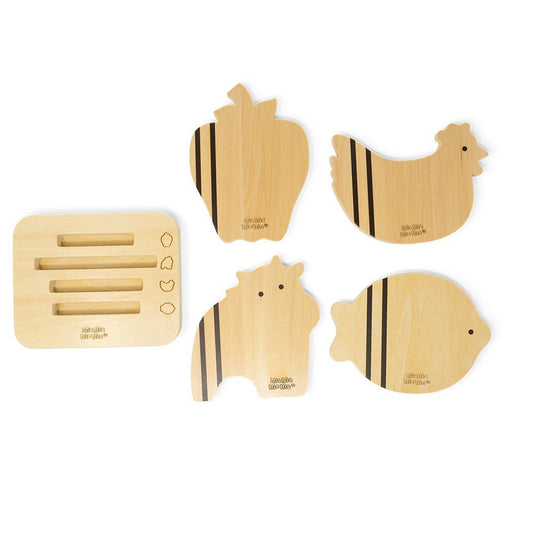 Snijplanken Set met 4 plankjes