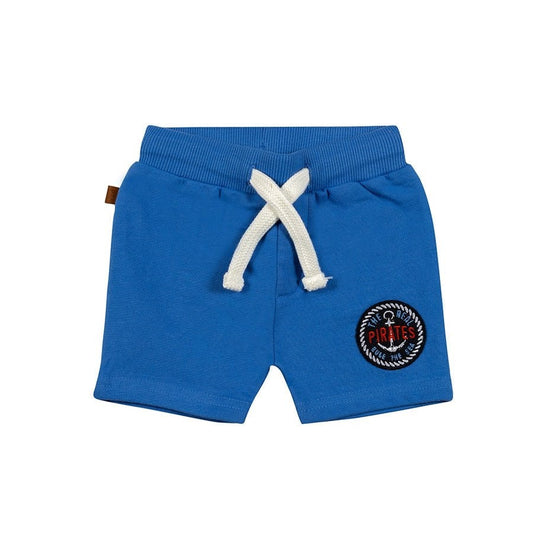 Piratenshort effen | Blauw