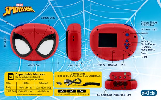 Spiderman Camera