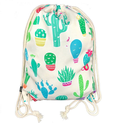Gym Bag Cactus Black / Beige