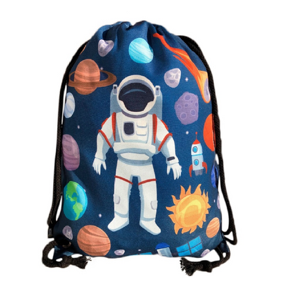 Gym Bag Astronaut voor kinderen - Zwart