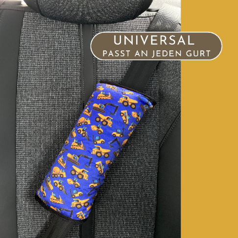 auto slaapkussen bouwvoertuigen