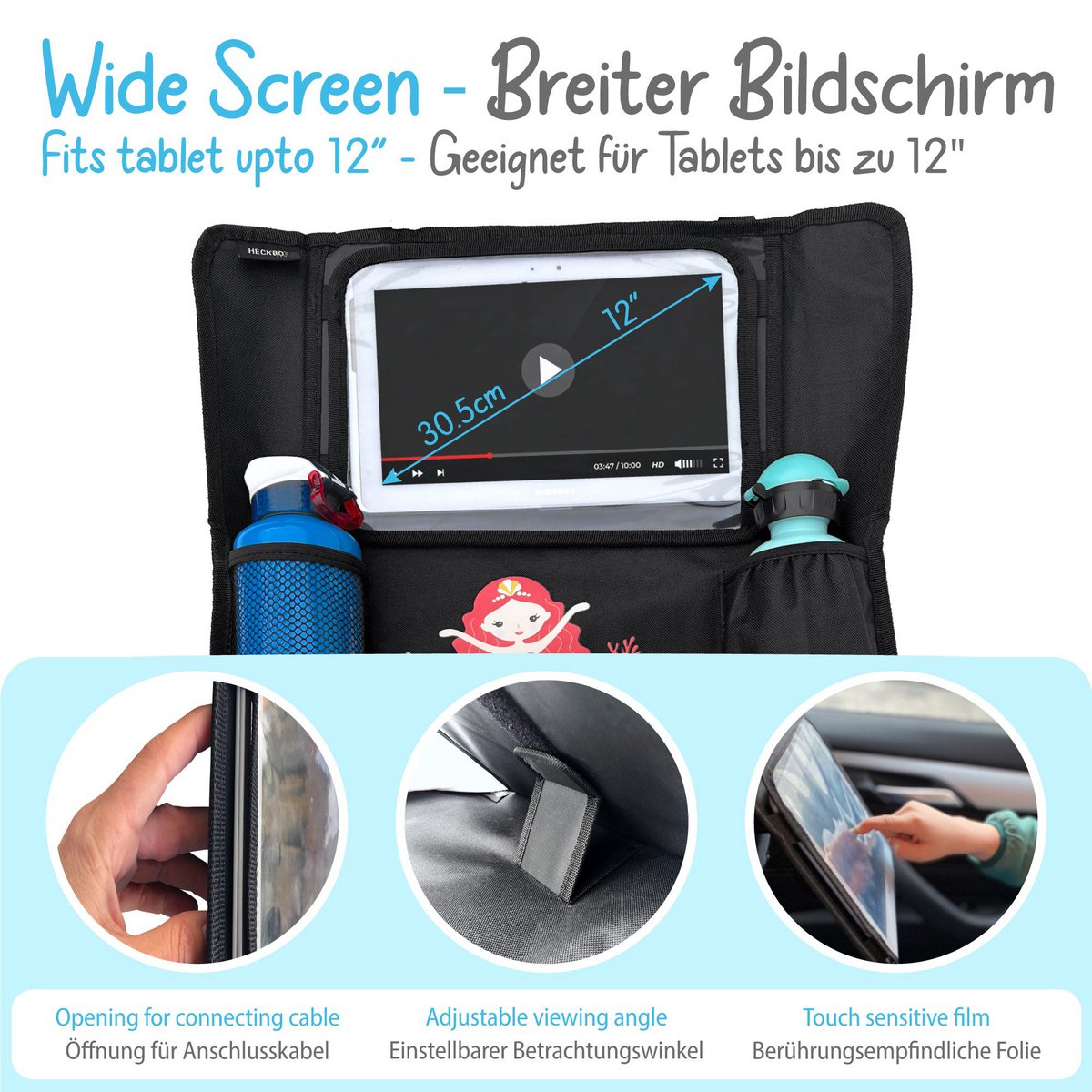 Wedertoel van de auto achterstoel - Mermaid