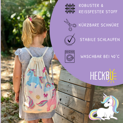 Gym Bag voor kinderen eenhoorn