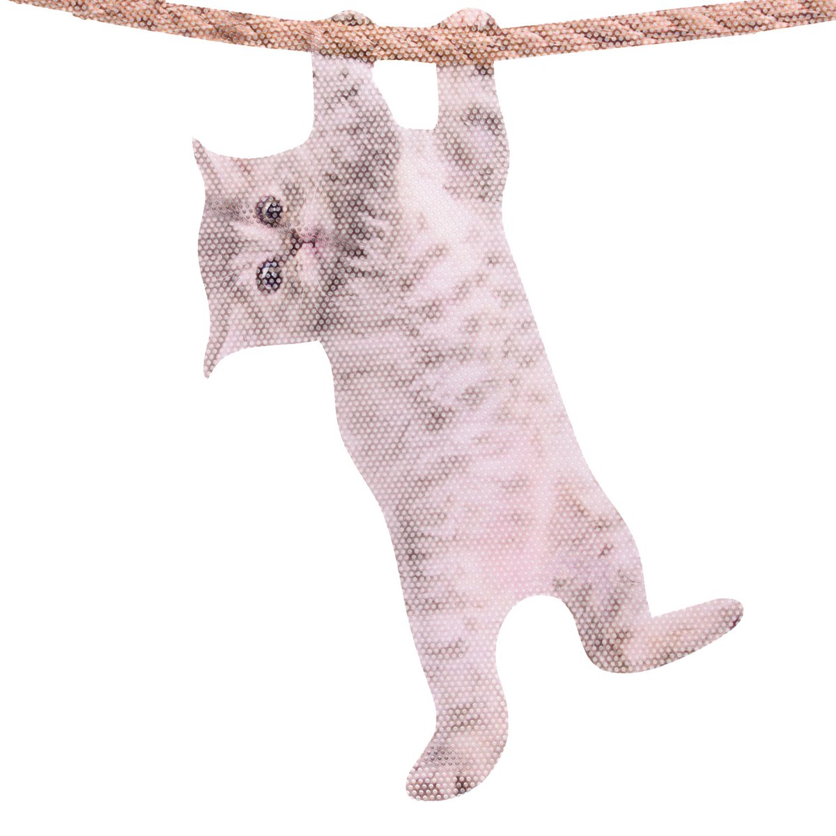 Rit Met Hangende Kat - Raamsticker "Kat"
