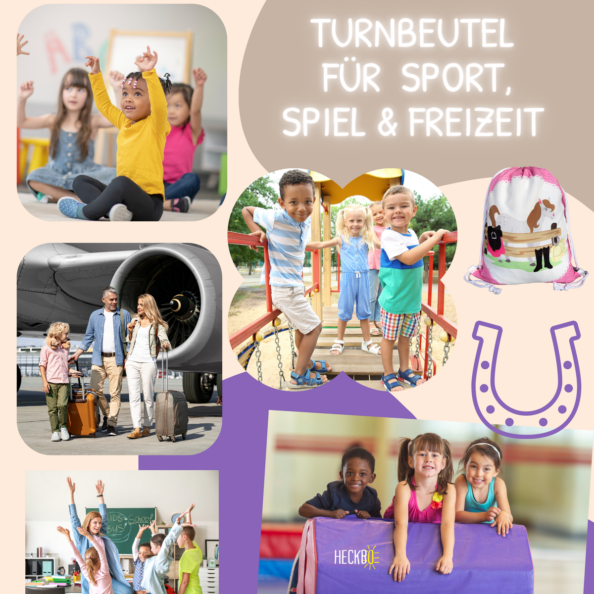 Gym Bag Horse voor kinderen