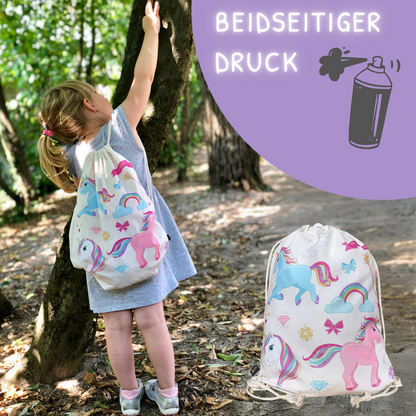 Gym Bag voor kinderen eenhoorn