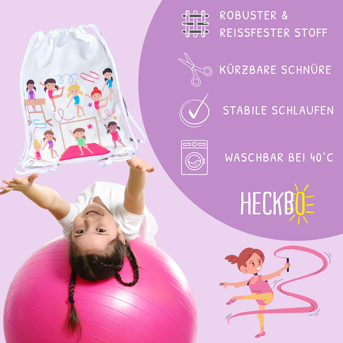 Gymnastics Bag Gymnasts voor kinderen