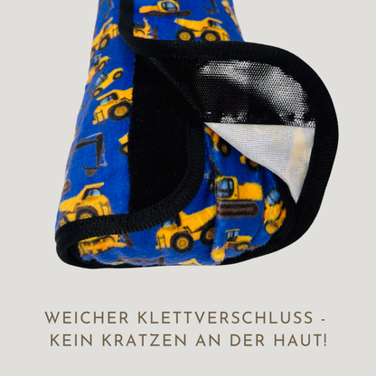 auto slaapkussen bouwvoertuigen