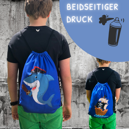 Gym Bag Pirates Shark voor kinderen