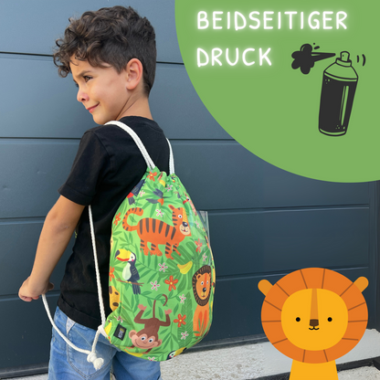 Gymnastics Jungle voor kinderen met raam