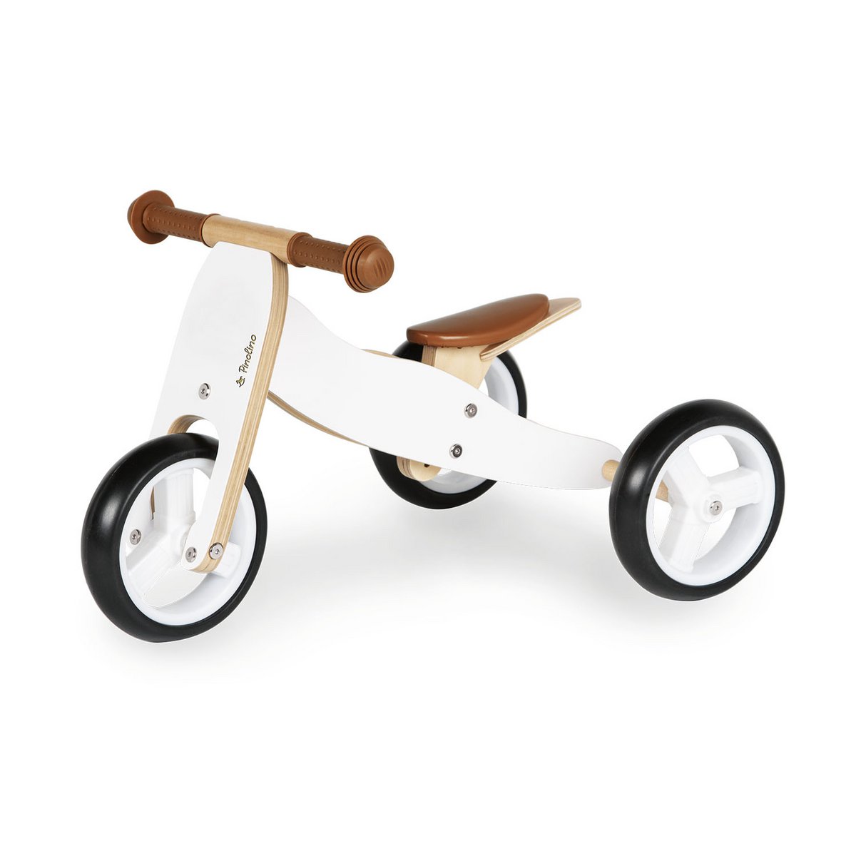 Mini driewieler "Charlie", wit/natuurlijk