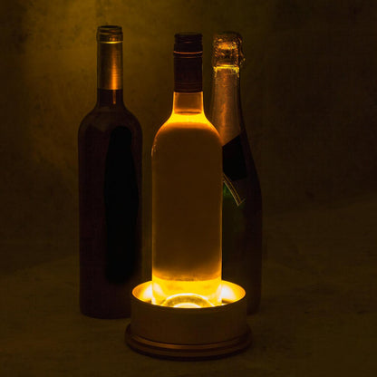 Design flessenonderzetter (met verlichting)