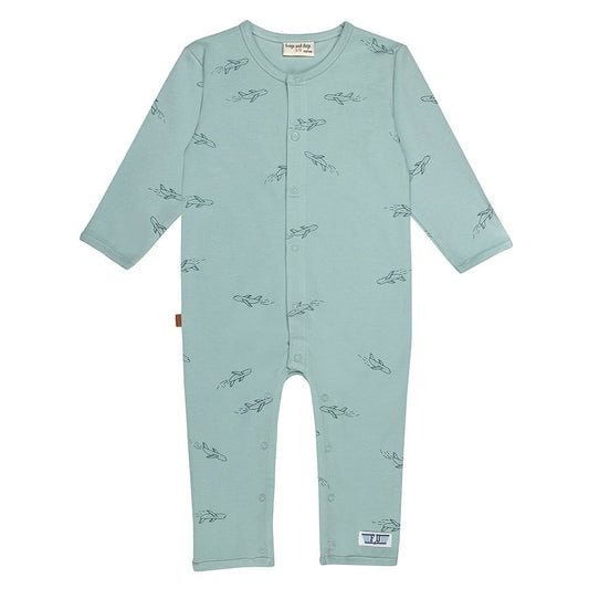 Pilot Club Baby onesie Airplane | Grijze mist