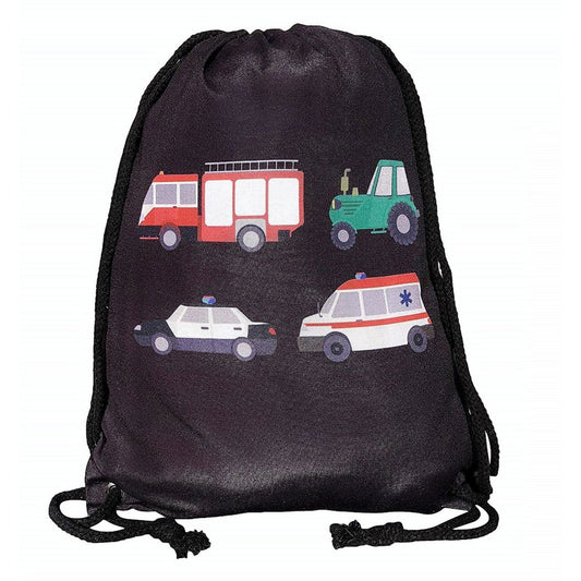 Gym Bag -auto's voor kinderen zwart