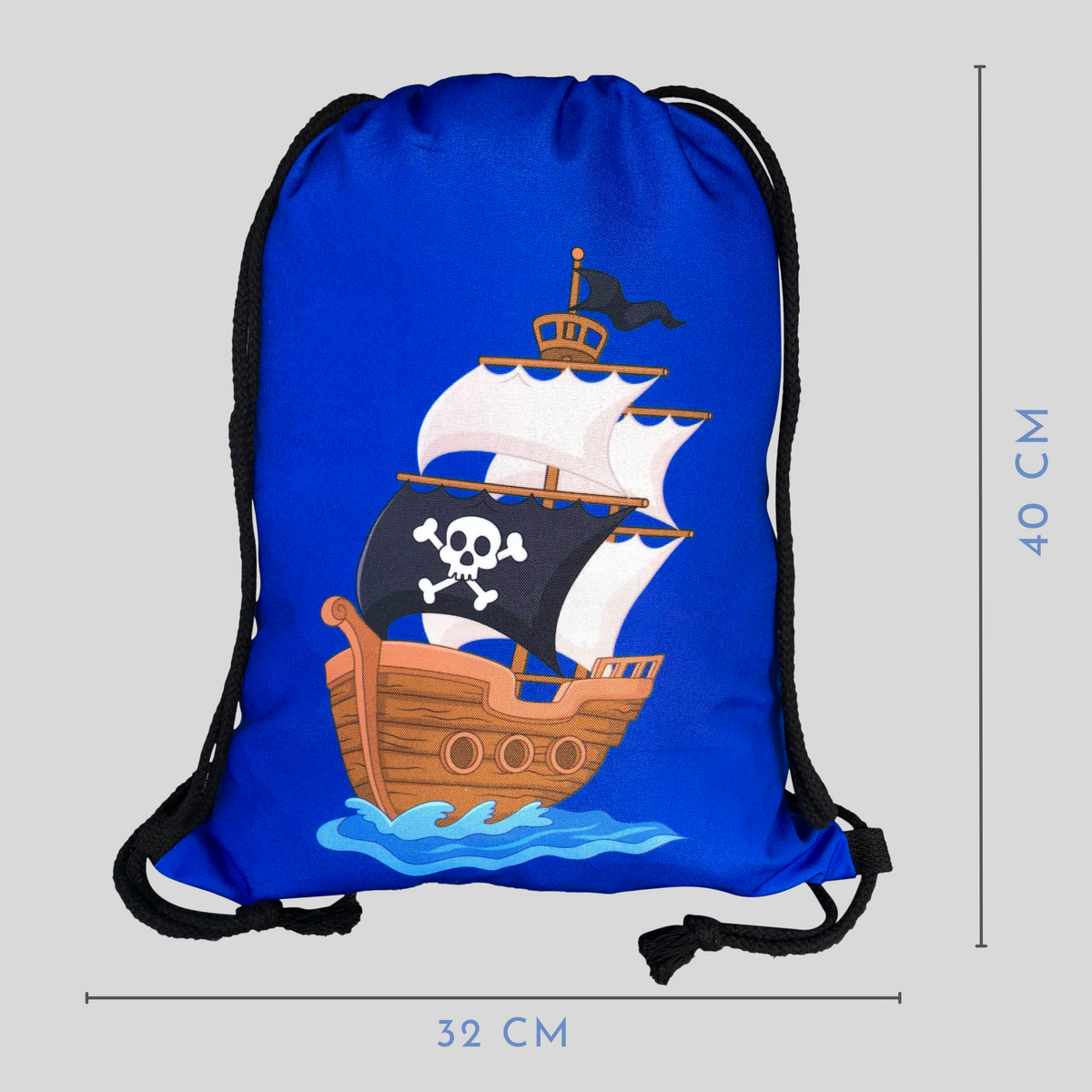 Gym Bag Pirates Shark voor kinderen