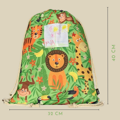 Gymnastics Jungle voor kinderen met raam