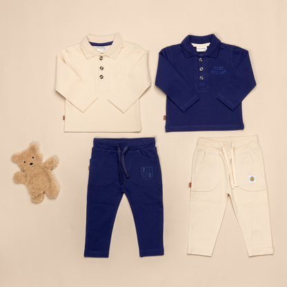 Speel de hele dag kinderbroek F&D | Patriot blauw