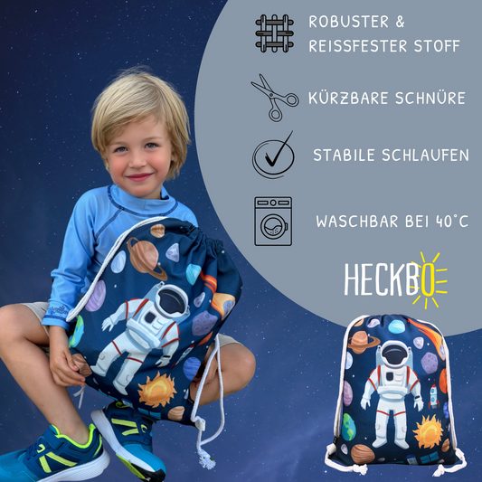 Gym Bag Astronaut voor kinderen - Wit