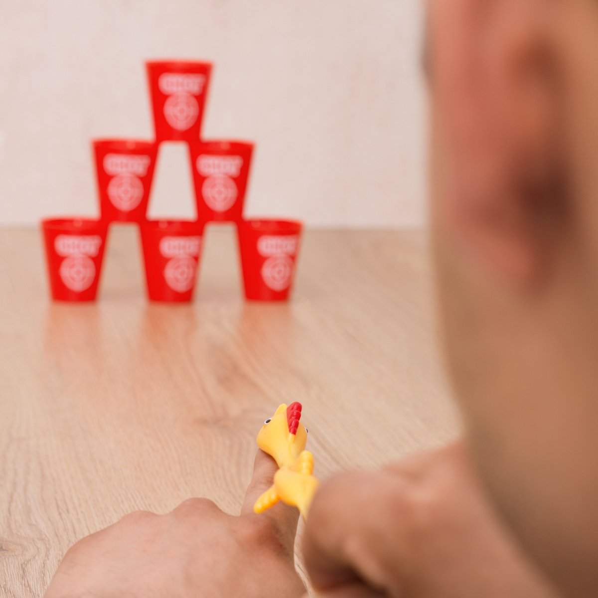 Tafelspel "Desktop Flickin' Chicken"