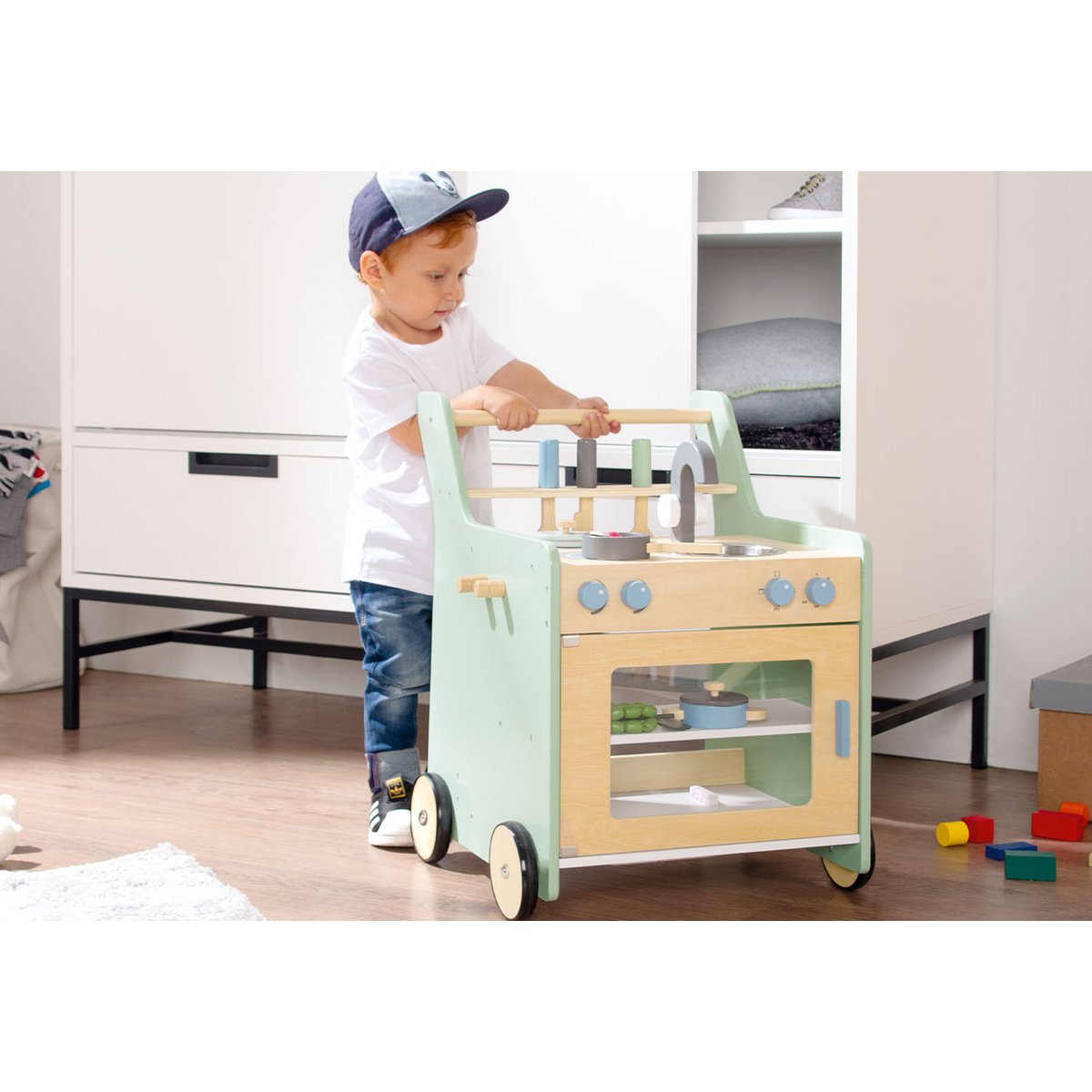 Keuken "Kalle" van kinderen, groen