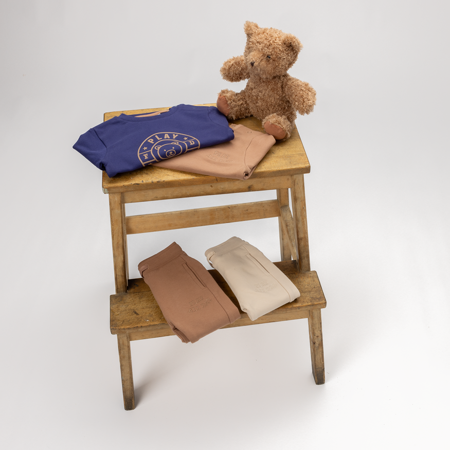 Speel de hele dag baby joggingbroeken | Rookgrijs